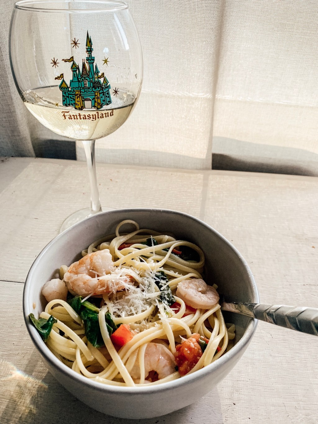 Shrimp Scampi Florentine&nbsp;{Recipe}